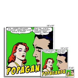 Popaganda Pop Art Vintage Comics 01 C Type Pimamour Exclusive Sarcastic & Ironic Lichtenstein-Like Design Pimamour