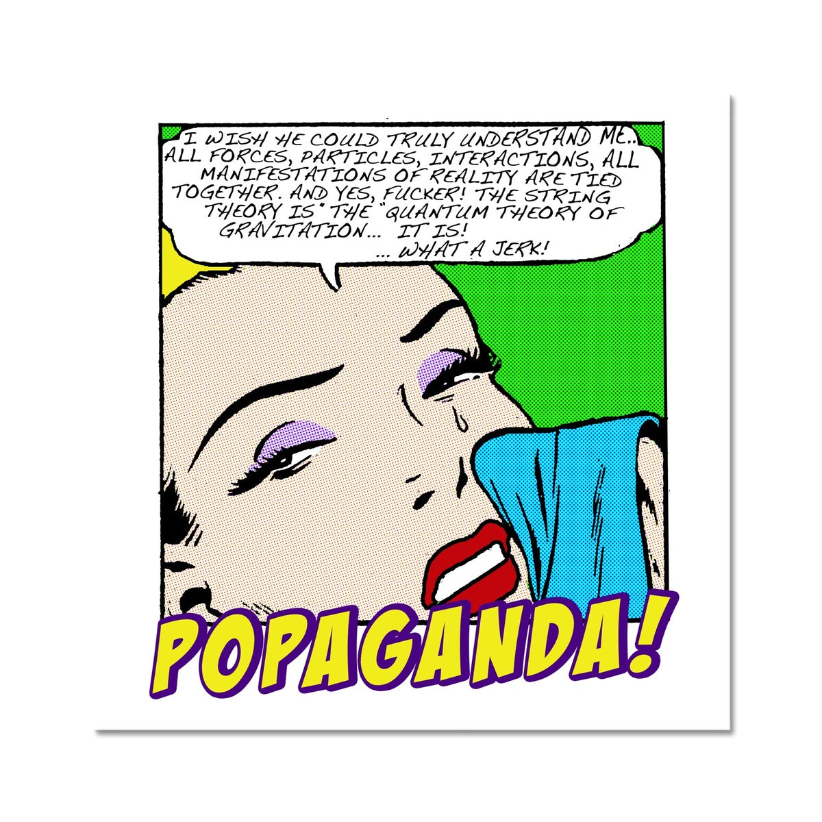 Popaganda Pop Art Vintage Comics 03 C Type Pimamour Exclusive Sarcastic & Ironic Lichtenstein-Like Design Pimamour