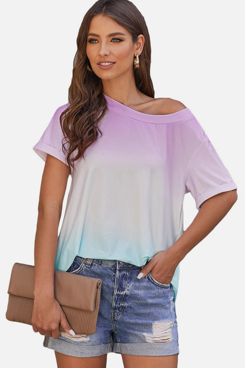 Faded Ombre T-Shirt Pimamour