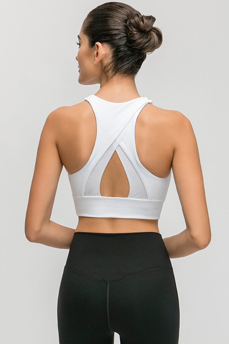 Halter Keyhole Sports Bra Pimamour