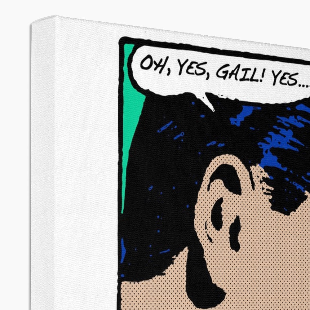 Popaganda Pop Art Vintage Comics 04 Canvas Pimamour Exclusive Sarcastic & Ironic Lichtenstein-Like Design Pimamour