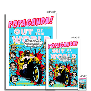 Popaganda Pop Art Vintage Comics 22 Fine Art Print Pimamour Exclusive Sarcastic & Ironic Lichtenstein-Like Design Pimamour