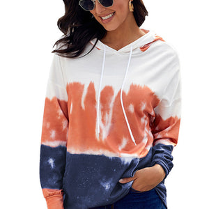 Tie Dye Drawstring Hoodie Pimamour