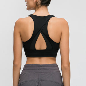 Halter Keyhole Sports Bra Pimamour