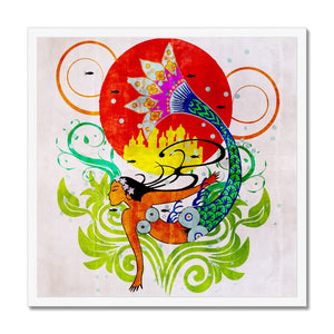 01 - Chinese Paper Cutouts & Tales Framed Print Pimamour Exclusive Inspired by Asian Traditional Art Pimamour