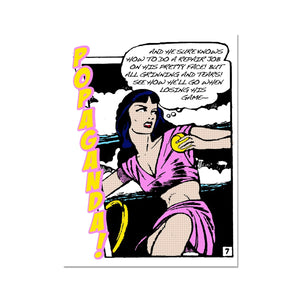 Popaganda Pop Art Vintage Comics 08 C Type Pimamour Exclusive Sarcastic & Ironic Lichtenstein-Like Design Pimamour