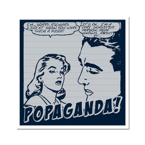 Popaganda Pop Art Vintage Comics 01 Mono C Type Pimamour Exclusive Sarcastic & Ironic Lichtenstein-Like Design Pimamour