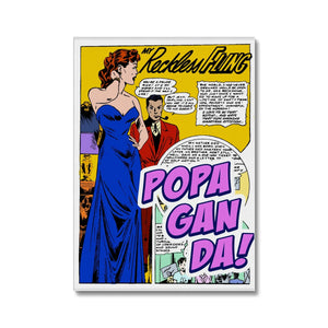 Popaganda Pop Art Vintage Comics 18 Canvas Pimamour Exclusive Sarcastic & Ironic Lichtenstein-Like Design Pimamour