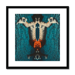 01-Surreal / dreamy poster - The reflection and the mirror picture underwater - Color Framed & Mounted Print Pimamour Original Pimamour