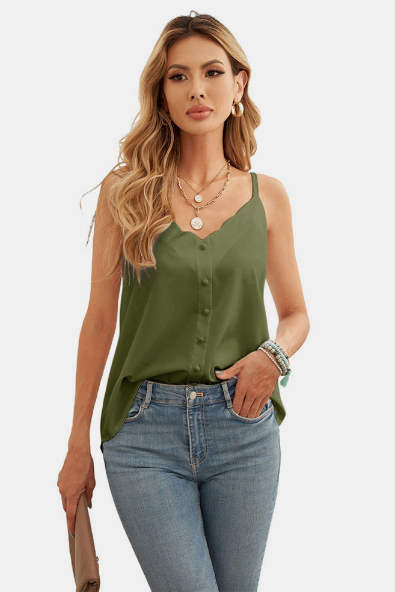 Button down CamisoleTop Pimamour