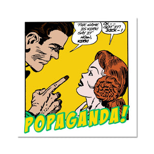 Popaganda Pop Art Vintage Comics 12 C Type Pimamour Exclusive Sarcastic & Ironic Lichtenstein-Like Design Pimamour