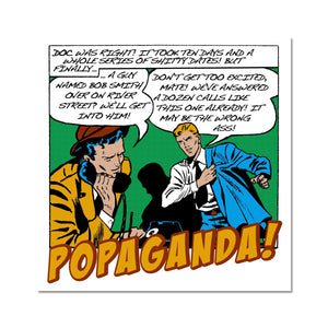 Popaganda Pop Art Vintage Comics 17 Fine Art Print Pimamour Exclusive Sarcastic & Ironic Lichtenstein-Like Design Pimamour