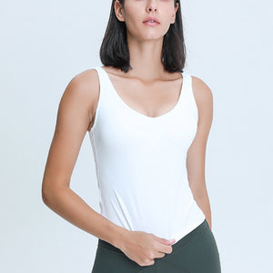 V Neck Active Tank Pimamour