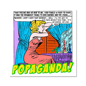 Popaganda Pop Art Vintage Comics 28 C Type Pimamour Exclusive Sarcastic & Ironic Lichtenstein-Like Design Pimamour