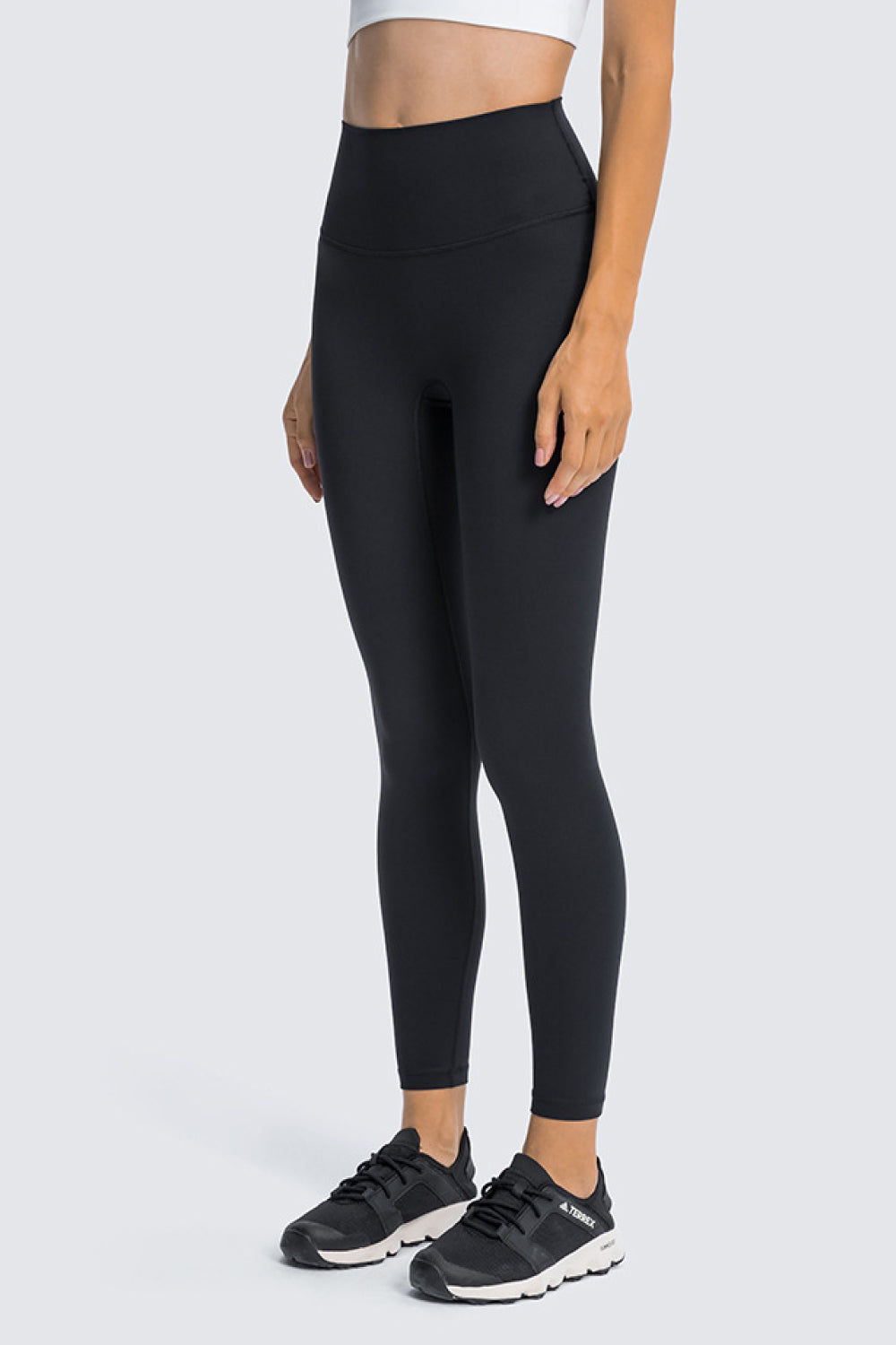 High Rise Ankle Length Yoga Leggings Pimamour