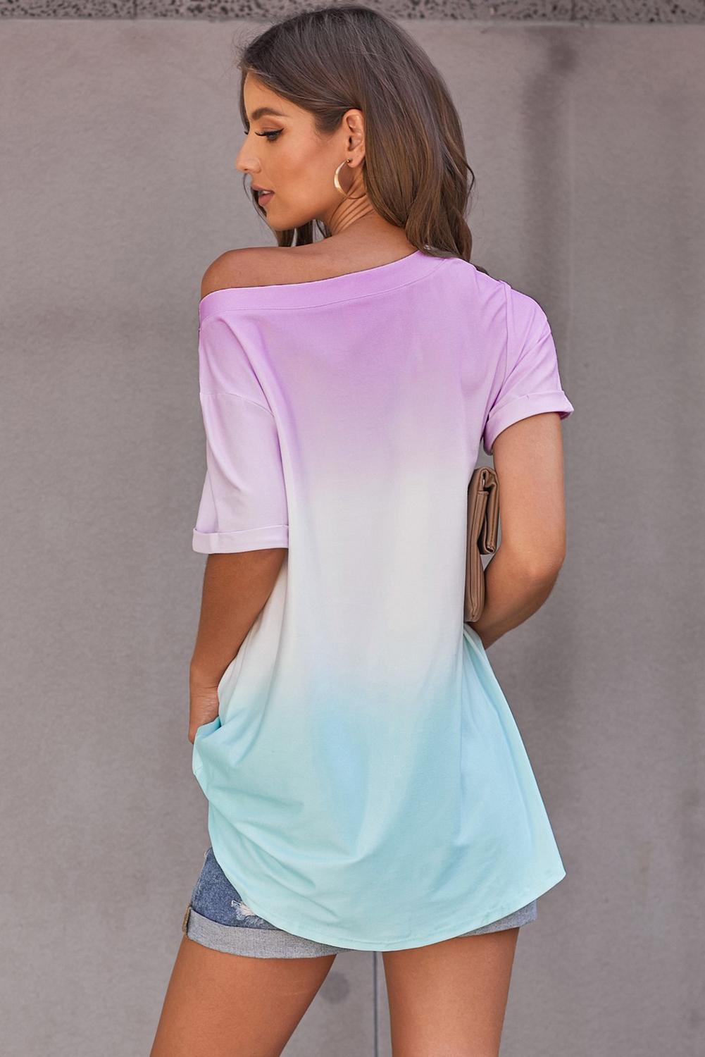 Faded Ombre T-Shirt Pimamour