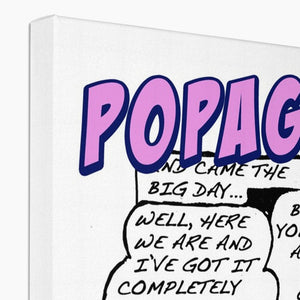 Popaganda Pop Art Vintage Comics 21 Canvas Pimamour Exclusive Sarcastic & Ironic Lichtenstein-Like Design Pimamour