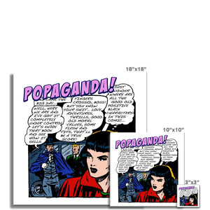 Popaganda Pop Art Vintage Comics 21 C Type Pimamour Exclusive Sarcastic & Ironic Lichtenstein-Like Design Pimamour