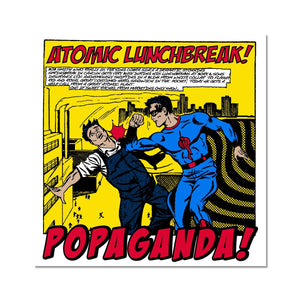 Popaganda Pop Art Vintage Comics 13 Fine Art Print Pimamour Exclusive Sarcastic & Ironic Lichtenstein-Like Design Pimamour