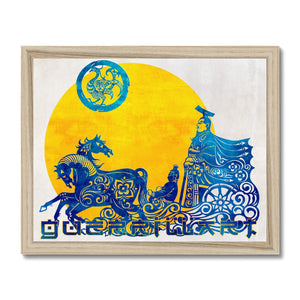 09 - Chinese Paper Cutouts & Tales Framed Print Pimamour Exclusive Inspired by Asian Traditional Art Pimamour