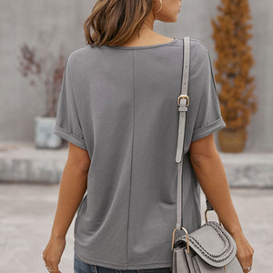 Plain Twist T-Shirt Pimamour