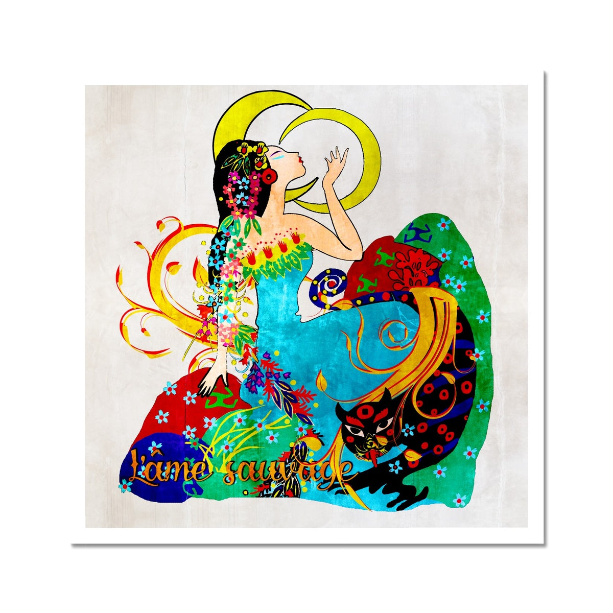 03 - Chinese Paper Cutouts & Tales Fine Art Print Pimamour Exclusive Inspired by Asian Traditional Art Pimamour