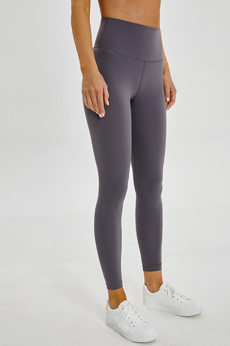 Wide Seamless Band Waist Sports Leggings Pimamour