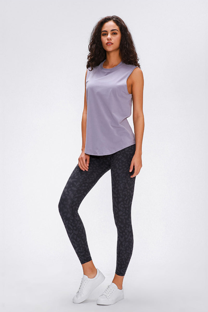 Wide Seamless Band Waist Sports Leggings Pimamour