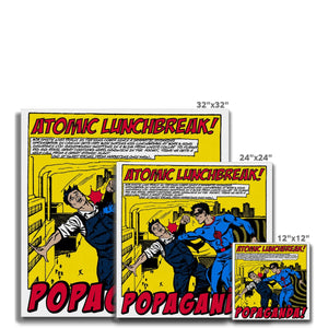 Popaganda Pop Art Vintage Comics 13 Canvas Pimamour Exclusive Sarcastic & Ironic Lichtenstein-Like Design Pimamour