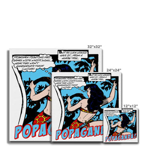 Popaganda Pop Art Vintage Comics 02 Canvas Pimamour Exclusive Sarcastic & Ironic Lichtenstein-Like Design Pimamour