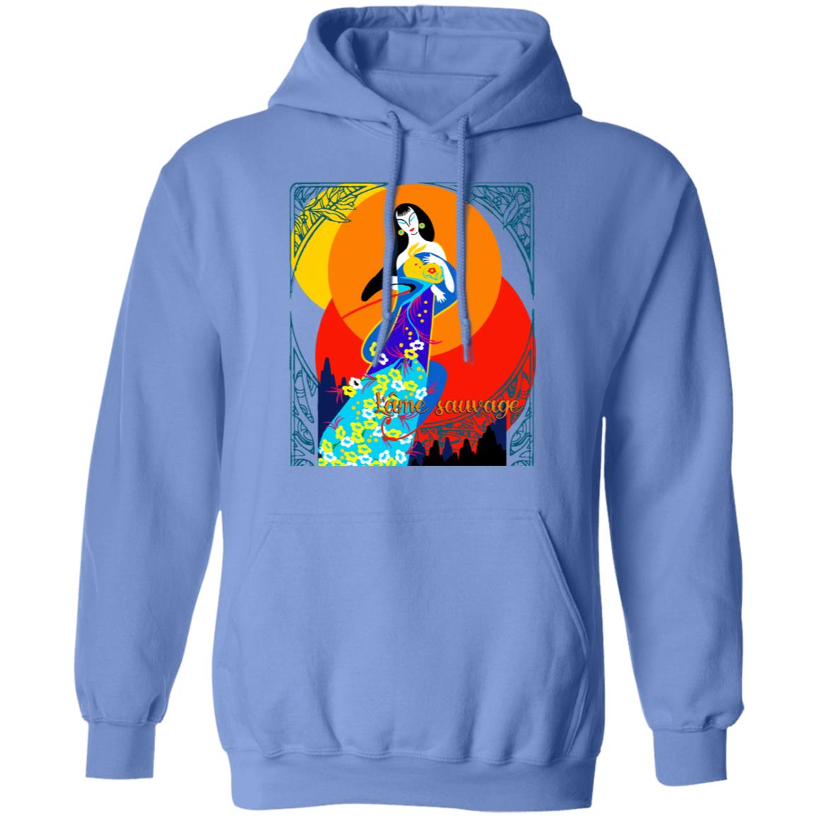 Asian Chinese Folk Culture - Paper Cut Art 16 Lt Hoodie Ladies&Men Pimamour