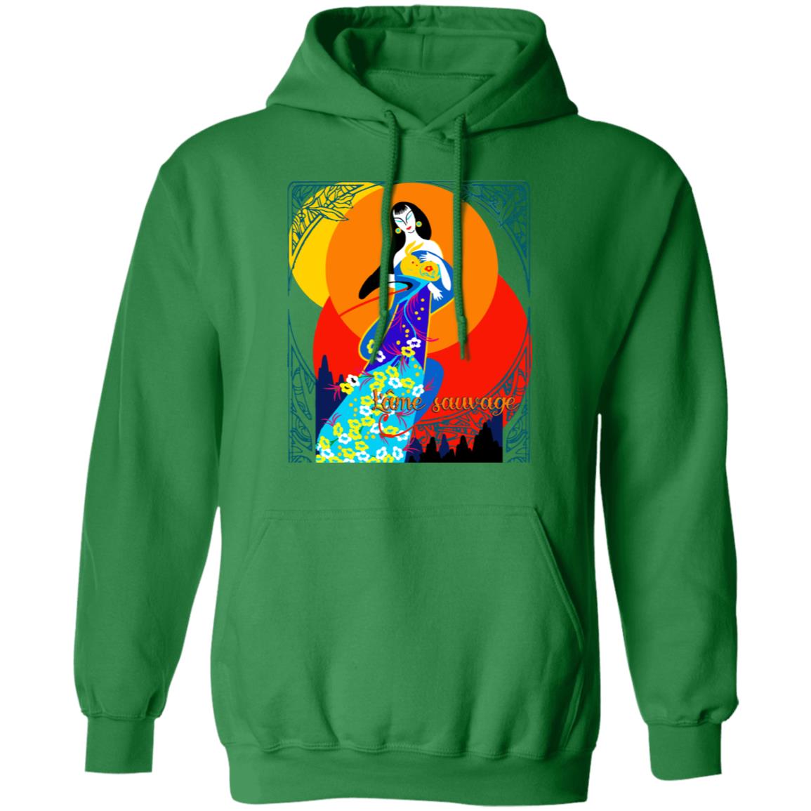 Asian Chinese Folk Culture - Paper Cut Art 16 Lt Hoodie Ladies&Men Pimamour