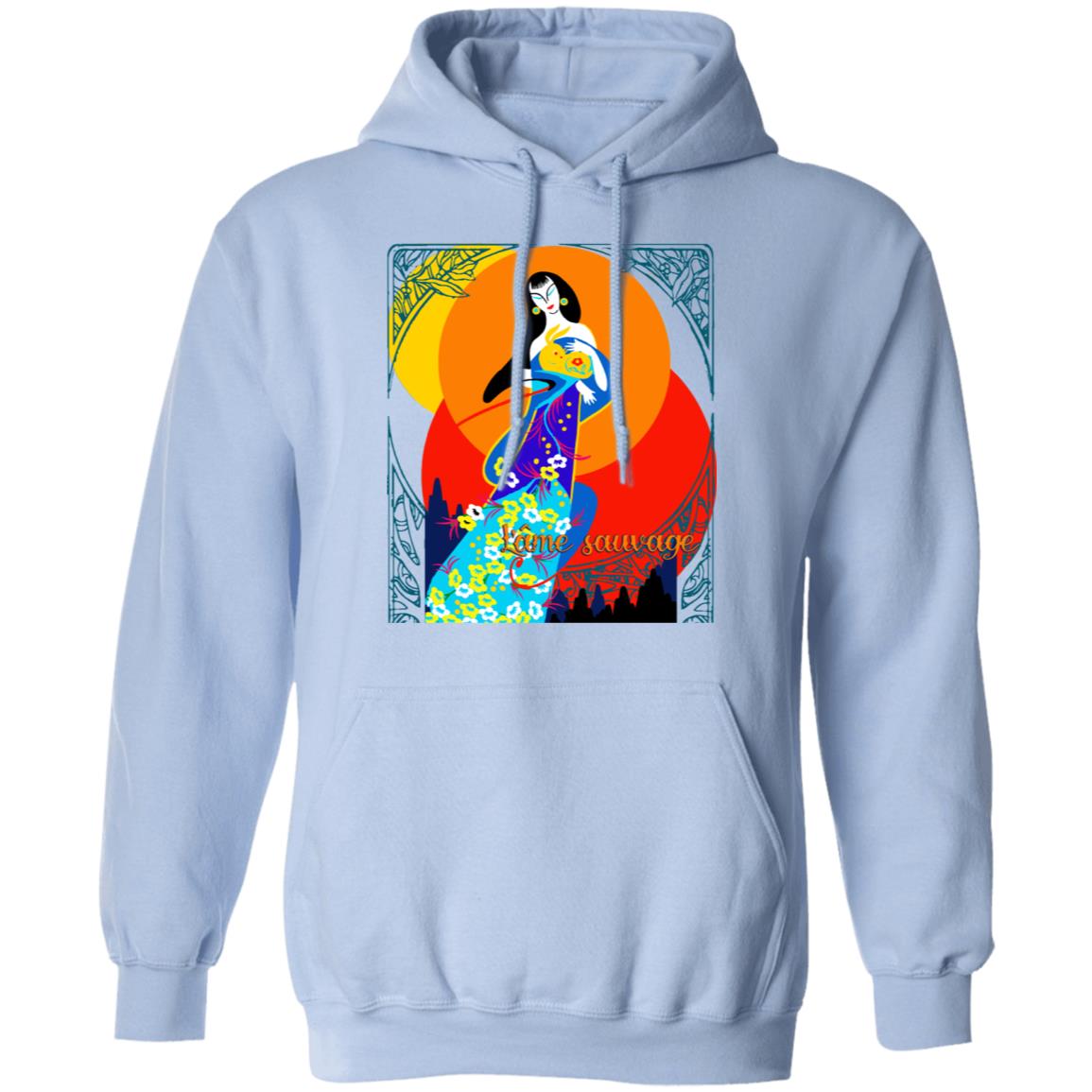 Asian Chinese Folk Culture - Paper Cut Art 16 Lt Hoodie Ladies&Men Pimamour