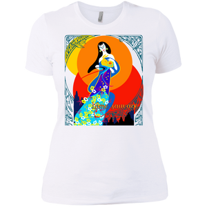 Asian Chinese Folk Culture - Paper Cut Art 16 Tee&Tank Lady Pimamour