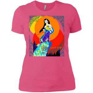 Asian Chinese Folk Culture - Paper Cut Art 16 Tee&Tank Lady Pimamour