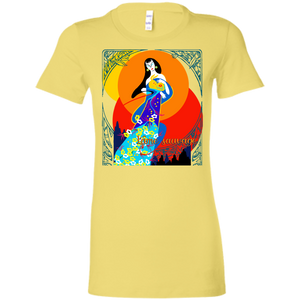 Asian Chinese Folk Culture - Paper Cut Art 16 Tee&Tank Lady Pimamour