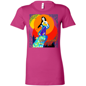 Asian Chinese Folk Culture - Paper Cut Art 16 Tee&Tank Lady Pimamour