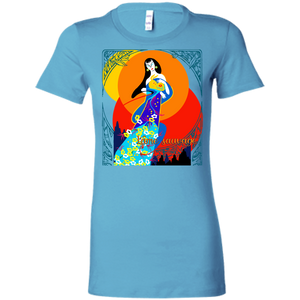 Asian Chinese Folk Culture - Paper Cut Art 16 Tee&Tank Lady Pimamour