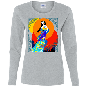 Asian Chinese Folk Culture - Paper Cut Art 16 Tee&Tank Lady Pimamour