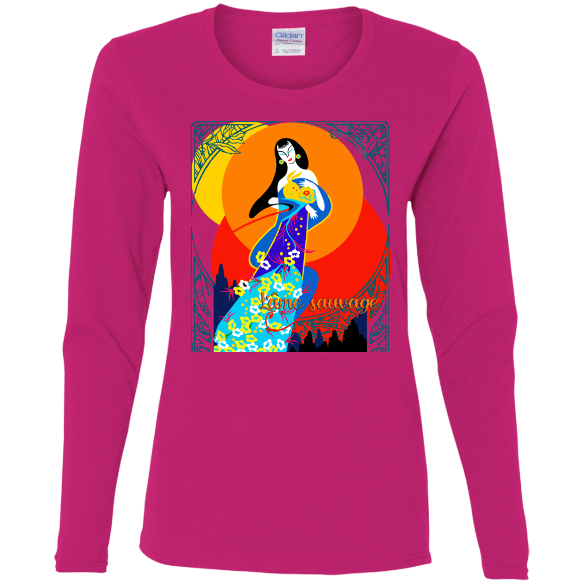 Asian Chinese Folk Culture - Paper Cut Art 16 Tee&Tank Lady Pimamour