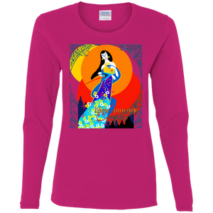 Asian Chinese Folk Culture - Paper Cut Art 16 Tee&Tank Lady Pimamour