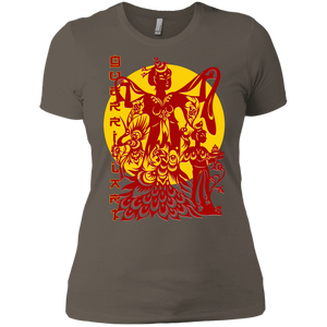 Asian Chinese Folk Culture - Paper Cut Art 17 Tee&Tank Lady Pimamour