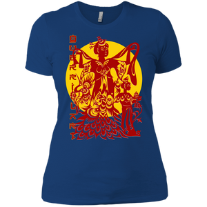 Asian Chinese Folk Culture - Paper Cut Art 17 Tee&Tank Lady Pimamour