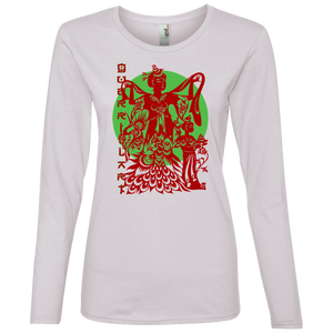 Asian Chinese Folk Culture - Paper Cut Art 17 Tee&Tank Lady Pimamour