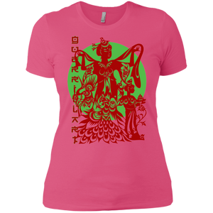 Asian Chinese Folk Culture - Paper Cut Art 17 Tee&Tank Lady Pimamour