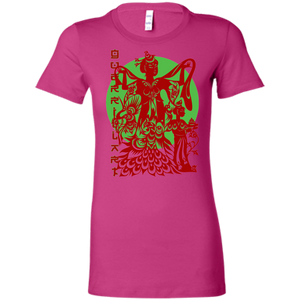 Asian Chinese Folk Culture - Paper Cut Art 17 Tee&Tank Lady Pimamour