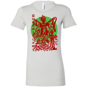 Asian Chinese Folk Culture - Paper Cut Art 17 Tee&Tank Lady Pimamour