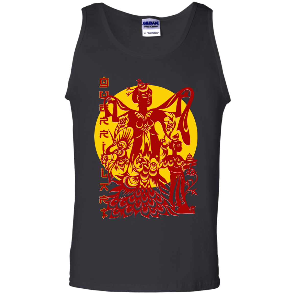 Asian Chinese Folk Culture - Paper Cut Art 17 Tee&Tank Men/Unisex Pimamour