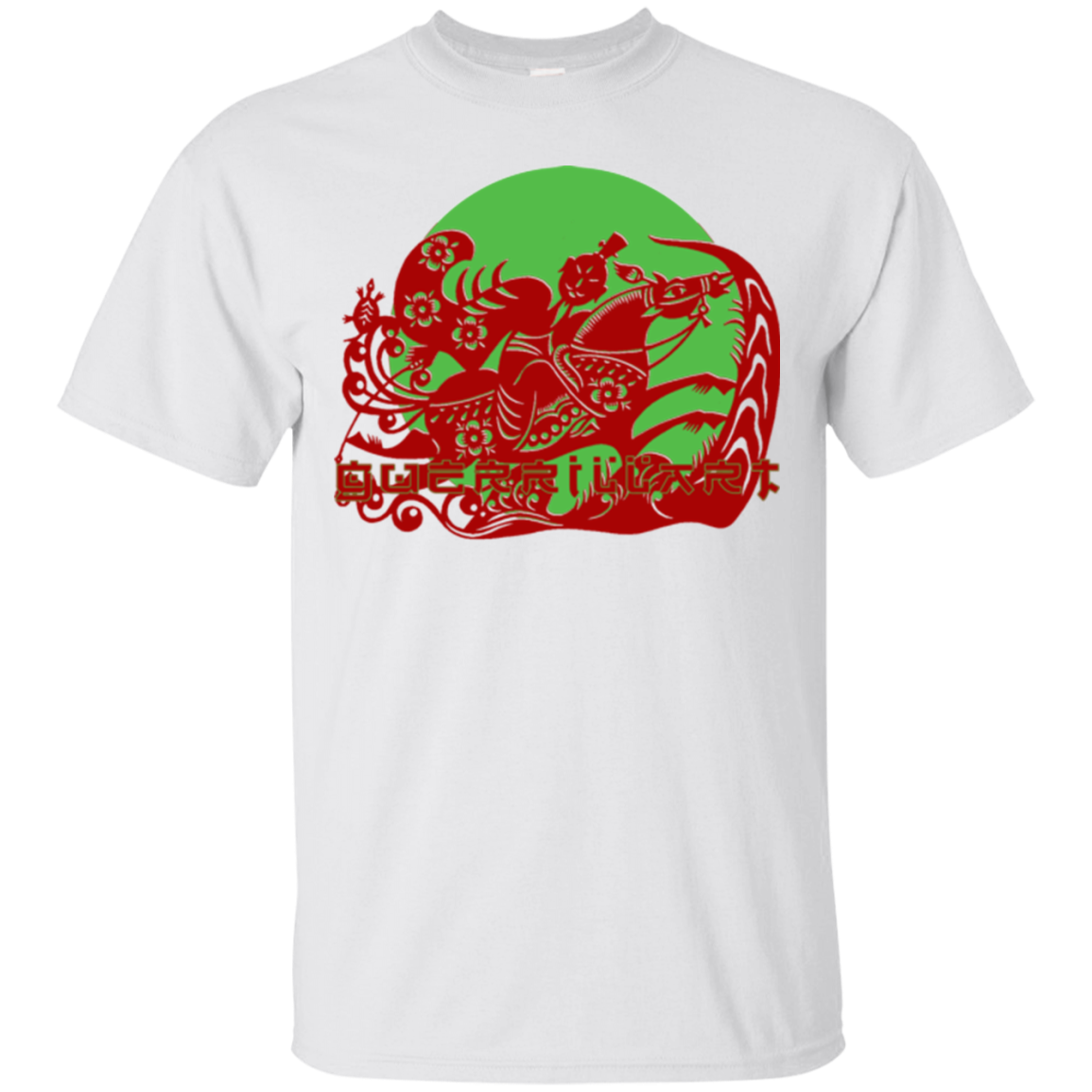 Asian Chinese Folk Culture - Paper Cut Art 34 Tee&Tank Men/Unisex Pimamour