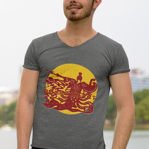 Asian Chinese Folk Culture - Paper Cut Art 36 Tee&Tank Men/Unisex Pimamour